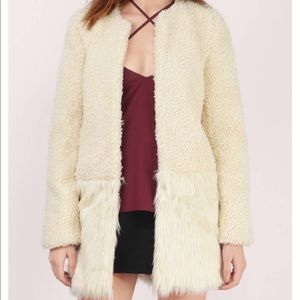 Fur-ever fancy faux fur coat by TOBI
